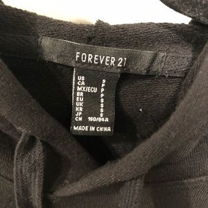 Forever 21 Dresses - Forever 21 Black Long Sleeve Hoodie Mini Dress Forever 21 Dresses - Forever 21 Black Long Sleeve Hoodie Mini Dress